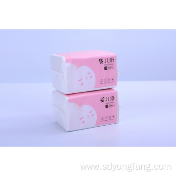 Baby Tissue Facial Sanitary Paper with Pink Package